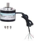 50mm Incremental Rotary Encoder For Intelligent Control, DC 5 To 24V Wide Voltage, 2 Phase 2000 P R with connecting wires