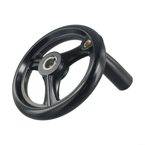 Heavy Duty 3 Spoke Hand Wheel With Revolving Handles For Milling Machines Lathe Grinders Plastic Industrial Handwheel 12x100mm