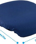 This Portable Electric Seat Lift Assist Helps Elderly Stand Up Easily With Strong Support For Most Couches And Armchairs Allowing You To Feel Confident Rising From Your Favorite Chair At Home, blue cushion 9CM thick, 43CM diameter.