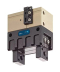Gripper Pneumatic Fixture MPG Plus 50 305531 For Small Components Ready For Industrial Automation Compact Design Heavy Duty Easy Installation Versatile Precision Gripping For Factory And Home Workshop Use, black and beige pneumatic gripper