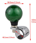 One Hand Steering Wheel Spinner Knob For Tractors Forklifts And Lawn Mowers Durable Resin And Metal Alloy Suicide Knob side view