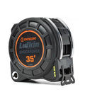 Home Measuring Tape And Layout Tool Black 35 Foot Tape Measure for DIY Projects Durable Hand Tool with clear readout