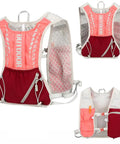 Lightweight Running Vest Hydration Backpack with Breathable Mesh Back Reflective Outdoor Daypack for Hiking and Trail Running.