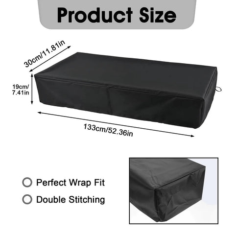 88 Key Piano Keyboard Dust Cover Waterproof Dustproof Electric Piano Cover With Adjustable Drawstring for Digital Pianos large size