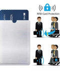 RFID Blocking Card Sleeves Set For Women, 10 Pack Credit Card Protectors, Identity Card Shield, Colorful Wallet Accessories