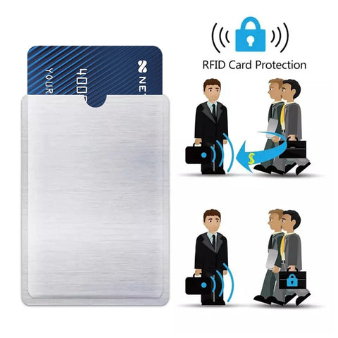 RFID Blocking Card Sleeves Set For Women, 10 Pack Credit Card Protectors, Identity Card Shield, Colorful Wallet Accessories