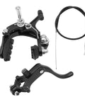 Road Bike Brake Caliper Kit With Aluminum Alloy Construction And C Shape Brake Lever, Housing And Cable for Road Cycling