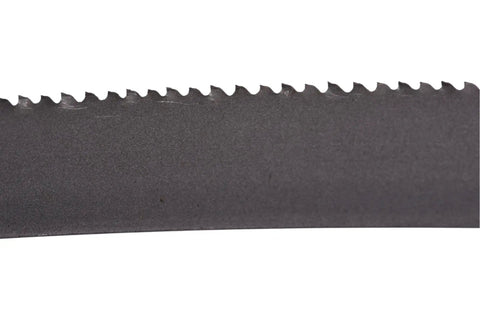 Rugged Pro Grade Band Saw Blade Set 44-7/8 Inch 12/16T Bi Metal Teeth With Eight Percent Cobalt For Cutting Aluminum Iron Brass Copper Stainless Steel Tungsten Steel Includes Five Pack