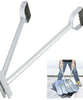 2 In 1 Hand Seamer For Standing Seam Roofing, 90 Degree And 180 Degree Sheet Metal Bender Tool, heavy duty grip in use on metal sheets