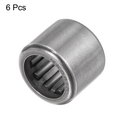 HK0810 Needle Roller Bearings 8mm Bore 12mm OD 10mm Width Chrome Steel Open End 6 Pack For Transmission Gearbox