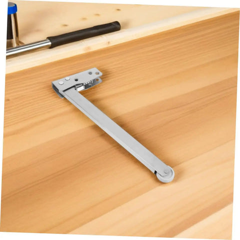 Rock Solid Heavy Duty Stainless Steel Automatic Fire Door Closer With Quick Release Sequencer And No Sweat Setup For Top Tier School Safety Along Tight Hallways on a wooden surface.