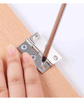 Installing Stainless Steel Universal Door Hinges 1 To 4 Inch Set For Doors Cabinets Drawers And Furniture, rust resistant and durable