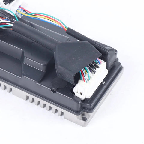 Premium 3000W Sine Wave Controller For Electric Bikes 60V To 72V Brushless Motor Upgrade with wiring harness and cooling fins.