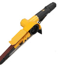 Rock Solid Air Belt Sander And Pneumatic Angle Grinder featuring adjustable grinding settings and ergonomic grip for low vibration.