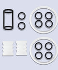 Soft Serve Ice Cream Machine Parts Kit 15-Piece Replacement Set With Gaskets O-Rings And Seals For Vevor And YIKAFU Ice Cream Makers
