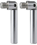 Greenlee 10 Inch Heavy Duty Handle Bolt Replacement For Ultra Tugger Cable Puller showing two polished steel bolts with secure couplings.