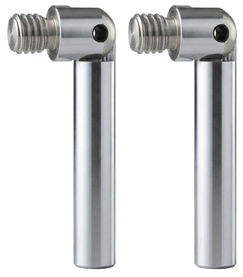 Greenlee 10 Inch Heavy Duty Handle Bolt Replacement For Ultra Tugger Cable Puller showing two polished steel bolts with secure couplings.
