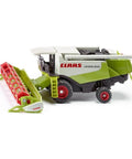 Claas Lexion 600 Farm Harvester Toy Built Tough In Metal And Plastic Green And Red 1:50 Scale with Movable Parts and Mower Deck