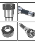 ER32 Collet Holder And Collet Set For CNC Milling And Engraving Machines, alloy steel, precision tooling close-up views