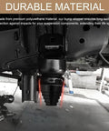 Two Pack Suspension Bump Stops For Rear Leaf Springs under vehicle with durable anti collision padding