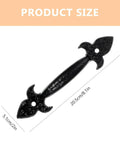 Rustic Vintage Iron Cabinet Handles And Drawer Pulls For Dresser Wardrobe And Cabinet Hardware Bow Shaped Door Pulls dimensions