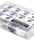 60 Pcs 9mm Onboard PCB Potentiometer Assortment Kit With 10 Values Including B1K B5K B10K B20K B50K B100K B200K B500K B1M And A100K in plastic box