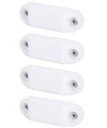 Magnetic Baggage Door Catch And Holder Kit For RVs And Campers White Latch With Super Strong Magnets in white plastic