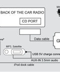 Bluetooth Car Adapter For Hands Free Calls And Wireless Music Streaming And Plug And Play Car Kit With Aux In Steering Wheel Control Ready Works With Select Honda And Acura Models Easy Install connection diagram