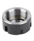 Rock Solid ER25 Dynamic Balancing Collet Nut Built Like A Tank With Heavy Duty Steel And A Tough Black Oxide Coating For Precision Lathe Chuck And Tool Setup. Close-up view.