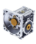 Built Boss Strong NMRV050 Worm Gearbox With RV050 Speed Reducer And 19mm Input Shaft for industrial motor drive applications.