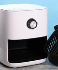 2-Pack Universal Oven Control Knob Replacement For Air Fryer, Stove, And Grill installed on a white air fryer