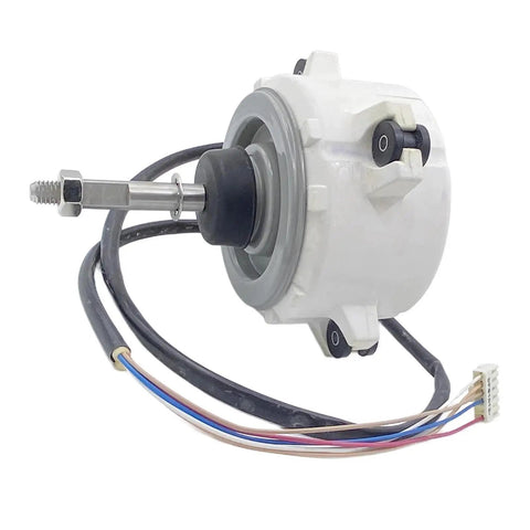 Brushless DC Air Conditioner Fan Motor For Indoor Unit 310V 50W Quiet Replacement With 35dB Or Less, cable connections visible