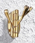 Heavy Duty Wall Mount Coat Hook Tough As Nails Zinc Alloy Bathroom And Entryway Rack Rust Proof with three hooks.