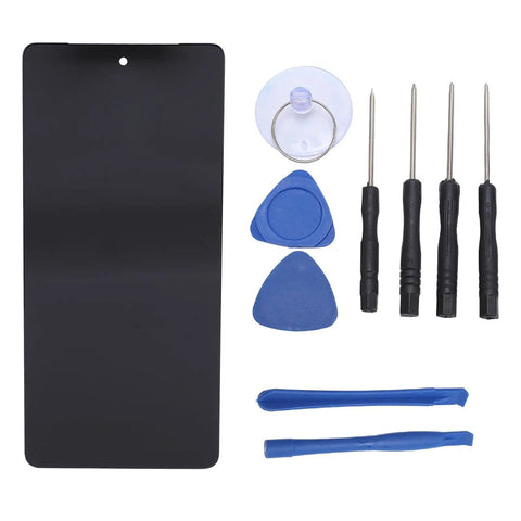 DIY TFT Phone Display Replacement Kit For iPhone 7 With Included Tools showing screen and repair toolkit