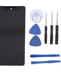 7 Inch TFT Phone Display Replacement Kit With Superior Brightness For Quick Install And Easy Fix Of Cracked Screens And Unresponsive Displays On 7 Inch Phones showing screen and tools
