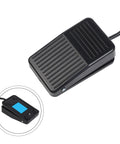Foot Pedal Switch 10A 250V SPDT Momentary Non Slip Plastic Control With Protective Guard Black FS01 top view