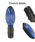 Gas Saver 5 Pack Quick Plug And Play Install Spill Free Fuel Saver For Gasoline And Other Fuels close-up of compact black and blue device
