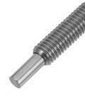 Close-up of Top Notch Retractable Indexing Plunger Pin Made From Heavy Duty Stainless Steel With A Spring Loaded Latch And M8 Thread.