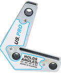 Magnetic Welding Magnets Positioning Kit Four Pack With Angled 15 45 60 90 Degree Jigs, metal holder showing angle details