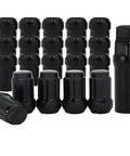 Slick Steel Kit Car Wheel Lug Nuts For Honda Accord Civic And Cr-Z That Lock Down Tires Super Tight With Zero Slippage Using Anti Theft Metal Hardware To Keep Your Rides Safe From Theft And Damage While Driving Smooth, black steel wheel nuts