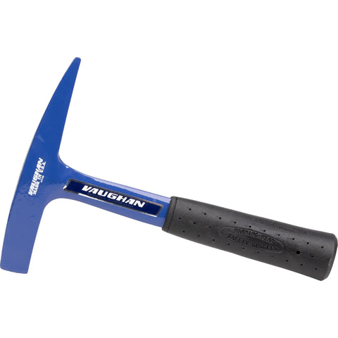 14 Oz Chipping Welding Hammer With Chisel Face for quick slag removal shown with blue head and black handle on white background