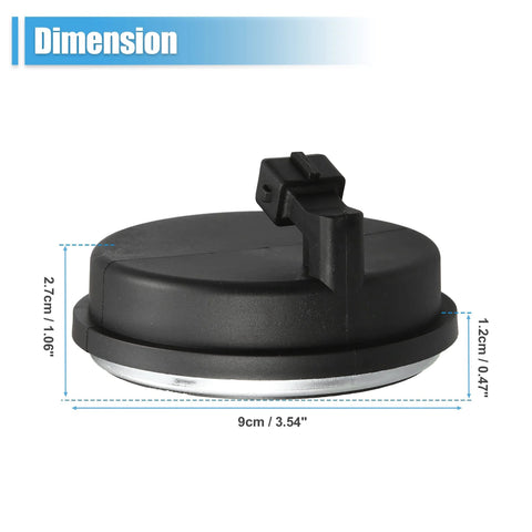 Rear Hub Bearing ABS Speed Sensor For Hyundai Santa Fe Veracruz And Kia Sorento 2WD Fits 2007 2018 shown with dimensions