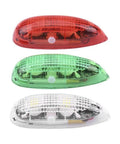 Water Droplet Shaped Wireless RC Plane LED Light Kit for airplane helicopter quadcopter fixed wing drones green and white flashing LED