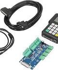 3 Axis CNC Engraving Controller Remote Hand Control Board Kit With Pro Grade Microstepping For Precision Machining 120V 60Hz Power Supply