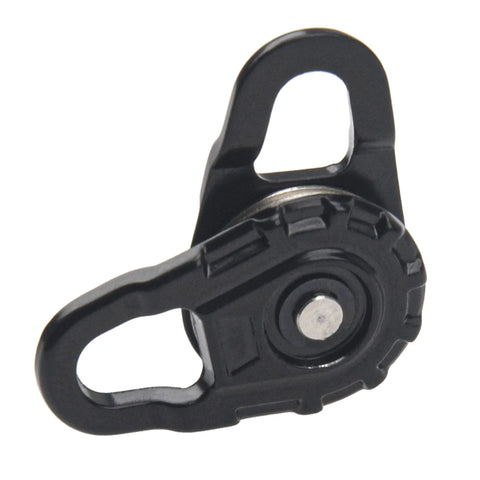 Alloy RC Crawler Winch Snatch Block Pulley For 1 10 Scale RC Cars Beefy Universal Upgrade For Axial SCX10 TRX 4 D90 Wraith Tamiya CC01 Redcat Gen7 HSP HPI RC4WD 1 10 Crawlers Heavy Duty Metal Gear Realistic Look, black metal pulley