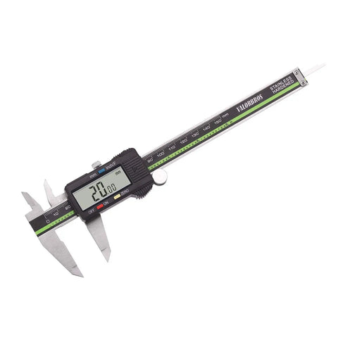 Digital Caliper Stainless Steel With Large LCD Screen 6 Inch 150mm Fraction And Metric Conversion Electronic Vernier Caliper Measuring Tool