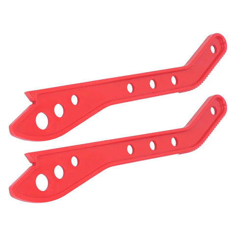 Ergonomic Table Saw Push Sticks 2 Pack Red Plastic Safety Push Sticks For Pushing Stock Through Table Saws Router Tables And Jointers Durable Wear Resistant High Grip Handle