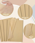 Brown Kraft Tissue Paper Bulk Pack 160 Sheets 20 By 14 Inches Wrapping Paper with lightweight, smooth, foldable features