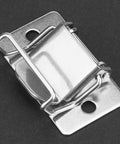 Close-up of Two Pack Stainless Steel Latch Hasps Toggle Catch Hardware For Cabinets Boxes Medical Kit Cases Durable Heavy Duty Rust Resistant