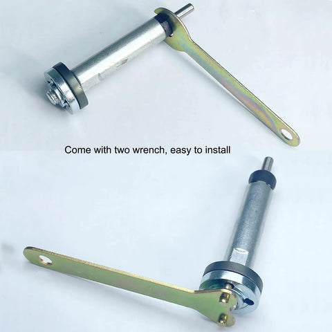 Electric Drill To Angle Grinder Adapter Kit With 6mm And 10mm Variable Shaft Mandrel Including 2 Wrenches Flange Nuts